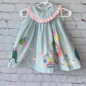 The Bailey Boys Party Time dress birthday party animal party dress 9 months
